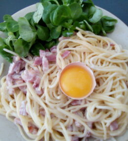 Pâtes à la carbonara